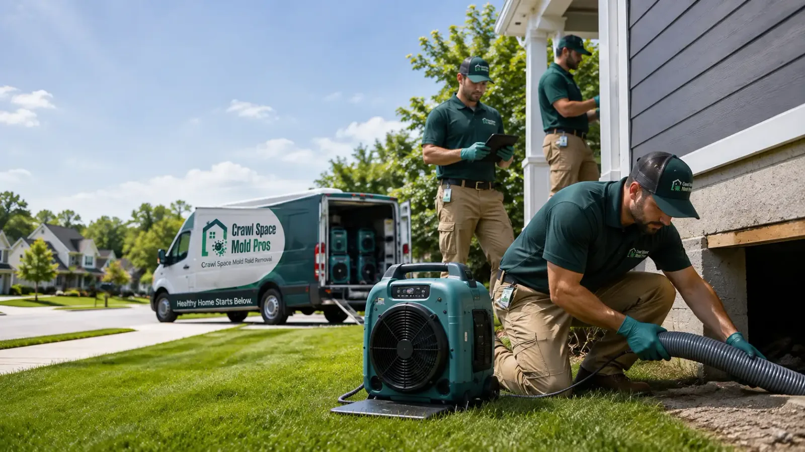 Crawl Space Mold Removal in Leigh, NE
